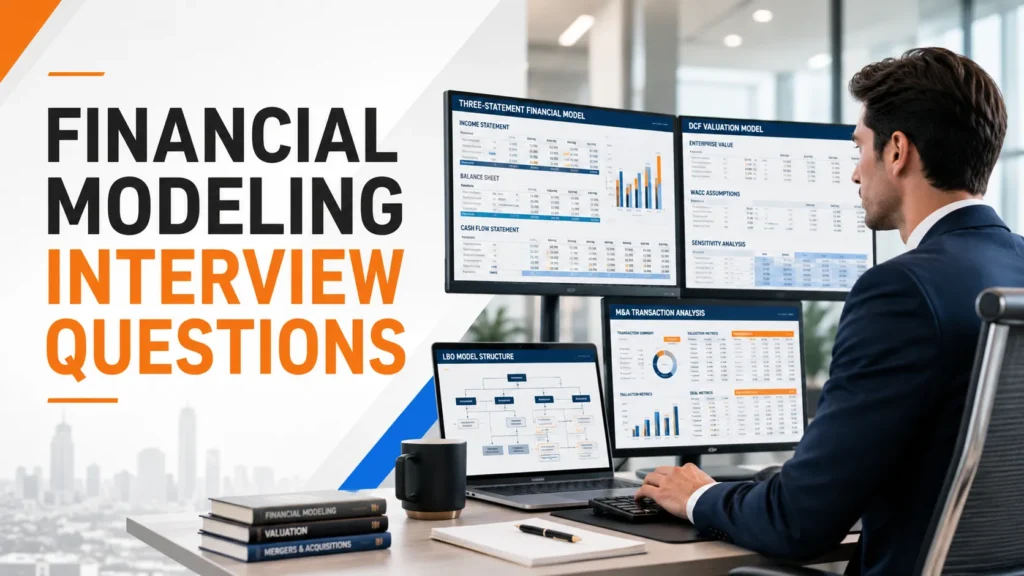 Financial analyst building DCF, LBO, and valuation models for investment banking interview preparation.