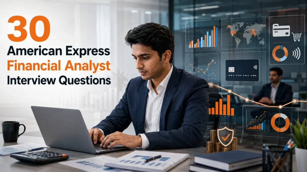 Top 30 American Express Financial Analyst interview questions on finance, credit risk, Excel and analysis