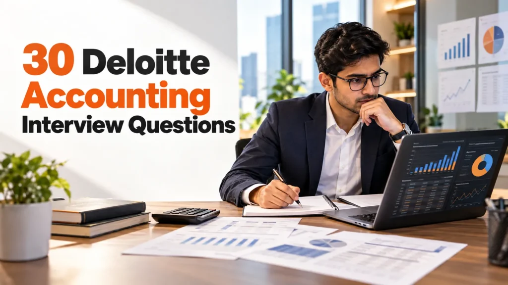 Deloitte accounting interview questions for Financial Analysts with financial statements and analysis